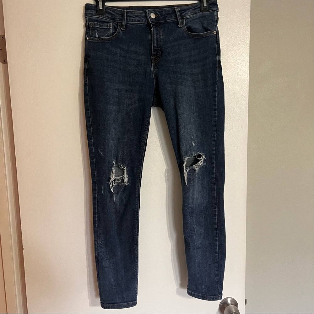 Old Navy Women's Rockstar Super Skinny Mid-Rise Jeans